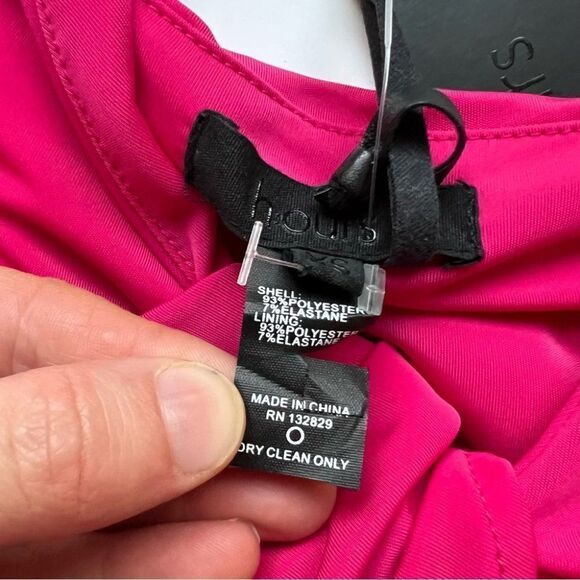 H:ours Darcy Dress in Pink Size X-Small NWT - Picture 4 of 7